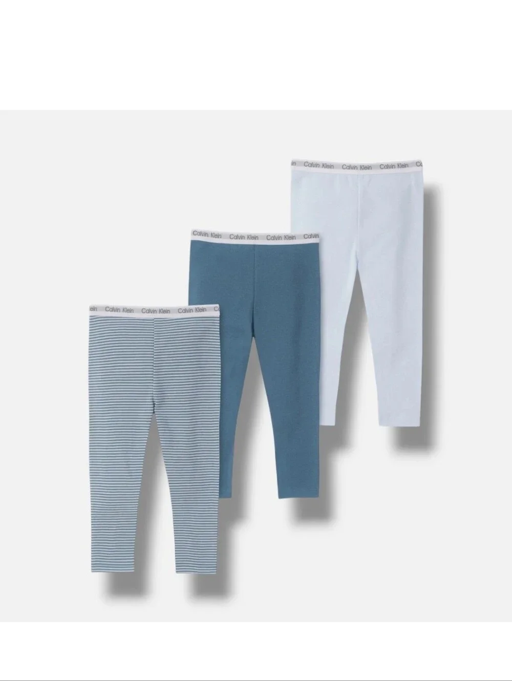 Calvin Klein Baby Boy's Layette Pants 100% Organic Cotton 3-Pack Size 12M
